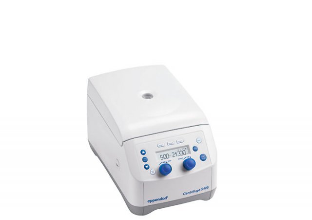 Eppendorf Centrifuge 5425离心机,适用于所有现代分子生物学实验。柔软的单指闭合、人性化 的关盖设计,给您带来舒适体验。它是传奇离心机5424的新一代产品。