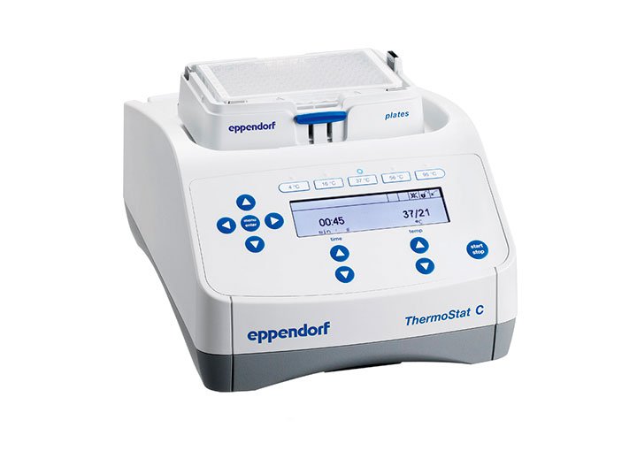 ThermoMixer Mixerfamilie für Reaktionsgefäße, PCR-Platten, Deepwell-Platten und MTP. Diese Geräte vereinen präzises Temperieren und Mischen im Labor.