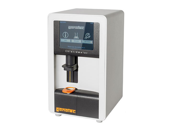 Chloridmeter Digitaler Chlorid-Titrator zur Bestimmung der Konzentration von Chlorid-Ionen in wässrigen Mikroproben.