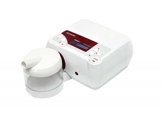 CPAP device for the treatment of sleep apnoea.||